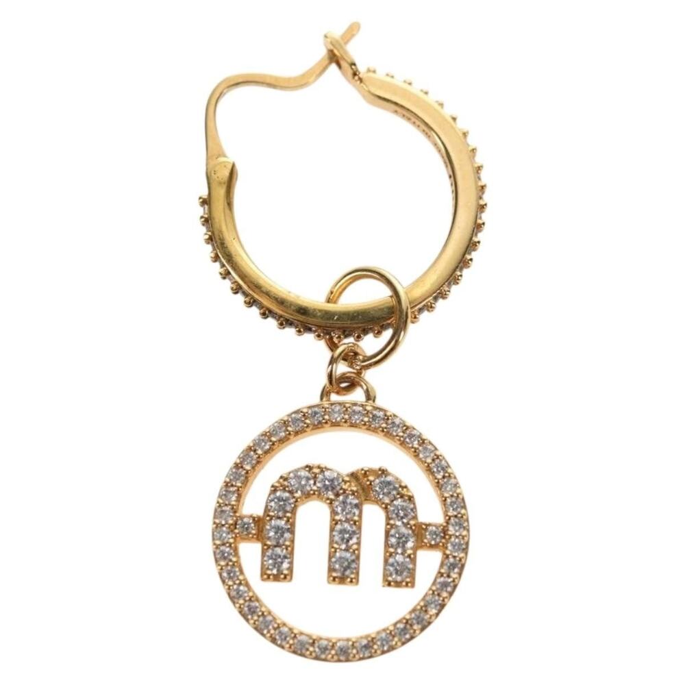 Miu Miu Earrings Gold Metal Earring
